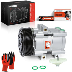 A-Premium front view of compressor showing mounting points and reliable fit