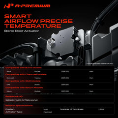 A-Premium actuator back connector view showing five-pin plug for fast install