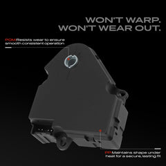 A-Premium actuator mounting flange that ensures accurate bolt alignment