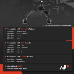 A-Premium left ball joint close-up showing durable construction and noise reduction