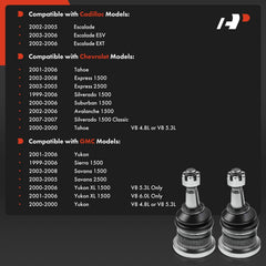 A-Premium front upper ball joint pair displayed for direct-fit confirmation