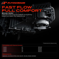 A-Premium blower motor electrical connector close-up ensuring correct hookup