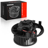 A-Premium front view of blower motor showing compact housing and easy replacement benefit