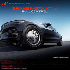 A-Premium caliper front face showing mounting points and improved fitment