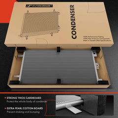 A-Premium close-up of condenser core fins highlighting efficient heat transfer