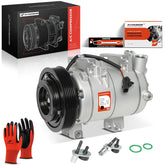 A-Premium compressor front assembly showing mounting and compact design benefit