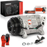A-Premium front view of compressor showing mounting points and quick verification benefit