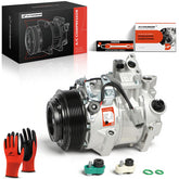 A-Premium compressor front view showing mounting points and ready-to-install benefits