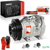 A-Premium compressor front view showing complete assembly and direct-fit benefit