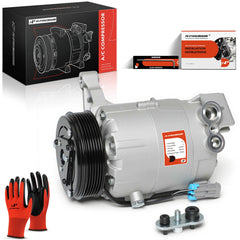 A-Premium compressor front view showing mounting points and fitment benefit
