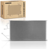 A-Premium condenser front view showing full core for reliable cooling
