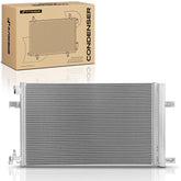 A-Premium condenser front view showing full core and mounting for accurate fit