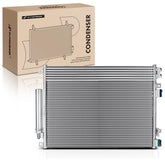 A-Premium condenser front view showing full core and fins, highlighting reliable cooling