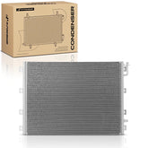 A-Premium condenser front view showing full core and mounting points for accurate fit