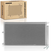 A-Premium condenser front view showing exact OEM-style fit and easy replacement