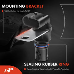 A-Premium crankshaft sensor detail highlighting durable housing and accurate fitment benefits