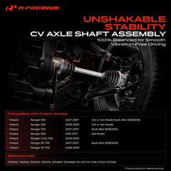 A-Premium close-up label showing part numbers for easy cross-reference benefit