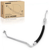 A-Premium front view of discharge line showing fit and orientation for easy replacement