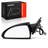 A-Premium front view of driver side mirror showing clean fit and alignment benefit