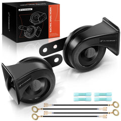 A-Premium front view of dual snail horn showing compact profile and loud output