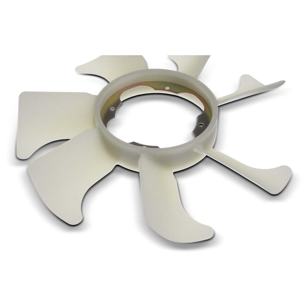 A-Premium front view fan blade showing seven blades and direct-fit benefit
