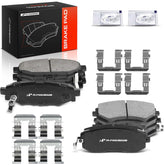 A-Premium kit packaging showing full front and rear pad set for quick install