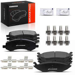 A-Premium kit packaging showing complete brake pad replacement kit benefits