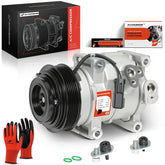 A-Premium front assembly showing complete compressor and clutch, ensures direct-fit replacement
