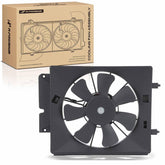 A-Premium front assembly showing full condenser fan and shroud for accurate fit