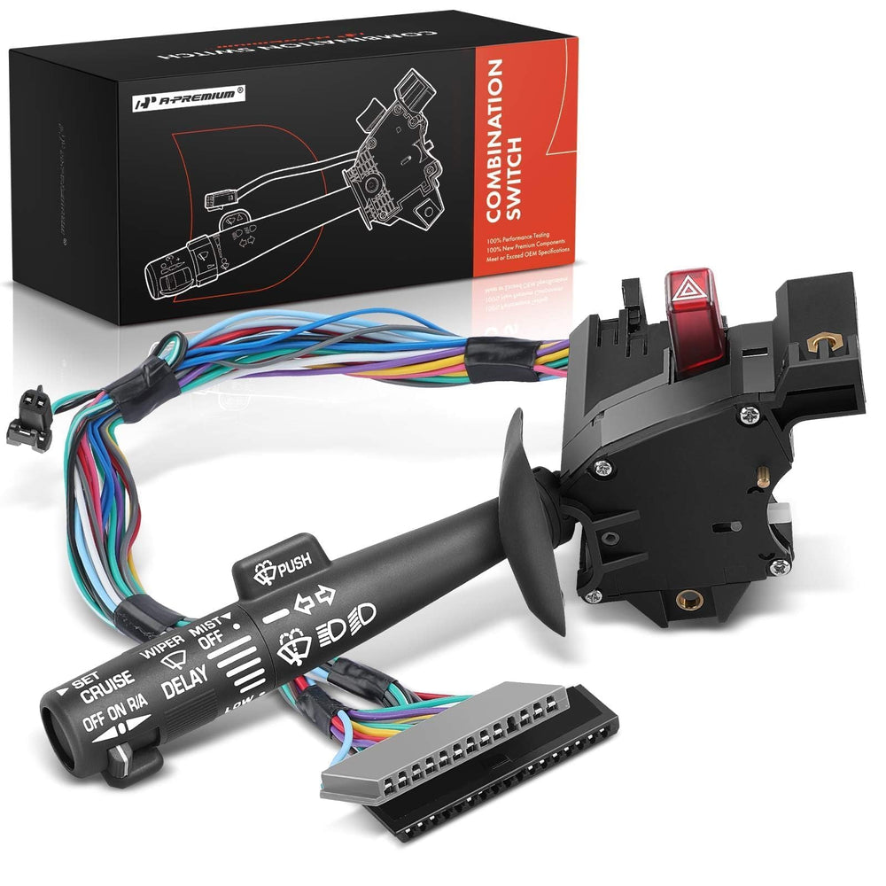 A-Premium front view of multifunction switch showing full assembly and fitment benefits