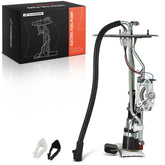 A-Premium front view of fuel pump assembly showing complete module and mounting