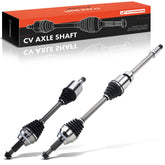 A-Premium packaging front view showing both front CV axles and warranty benefit