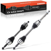 A-Premium packaged front axle set showing both axles and benefits of complete replacement