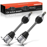 A-Premium front view of both axles showing direct-replacement fit