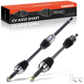 A-Premium front axles pair front view showing ready-to-install components