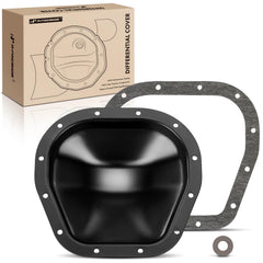 A-Premium front view of differential cover showing clean fit and protection