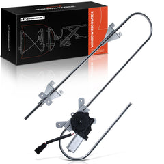 A-Premium front driver side assembly showing complete regulator and motor, ensures fast replacement