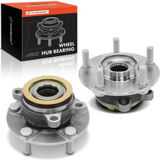 A-Premium front hub assembly pair front view clearly showing 5-lug pattern and fit