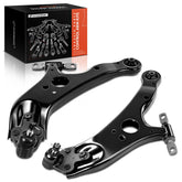 A-Premium front lower control arm full assembly showing fitment and benefit