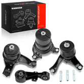 A-Premium front motor mount showing new part and improved stability