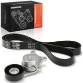 A-Premium front packaging showing belt and tensioner, quick identification advantage