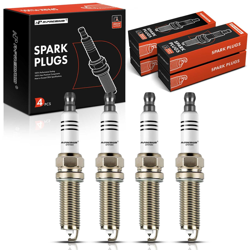A-Premium front packaging showing four spark plugs and brand for confident replacement