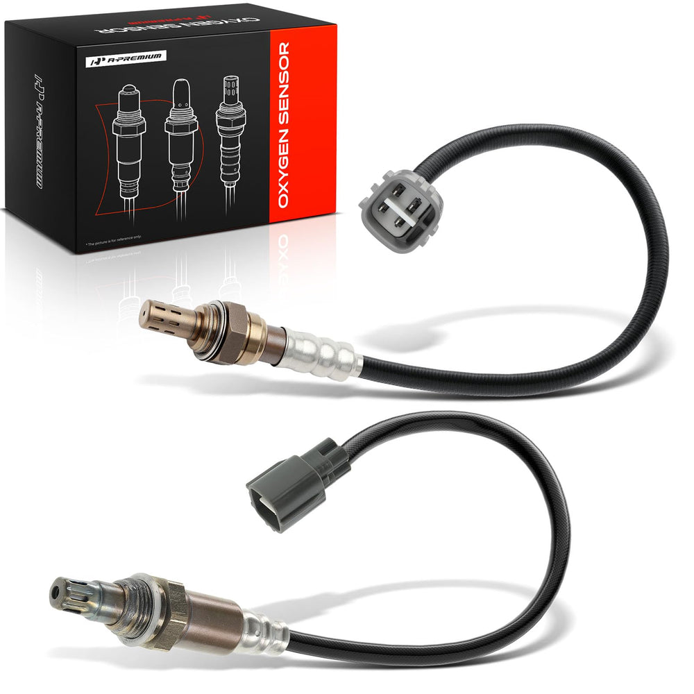 A-Premium front packaging showing boxed oxygen sensors and fitment benefit