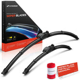 A-Premium front packaging showing full wiper set and labels, easy identification benefit