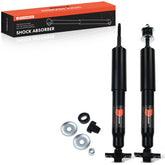 A-Premium front shocks front view showing quality construction and direct-fit benefit