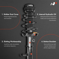 A-Premium front strut top mount detail illustrating correct fitment and easier installation