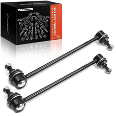 A-Premium front sway bar link front view showing clean fit and durability