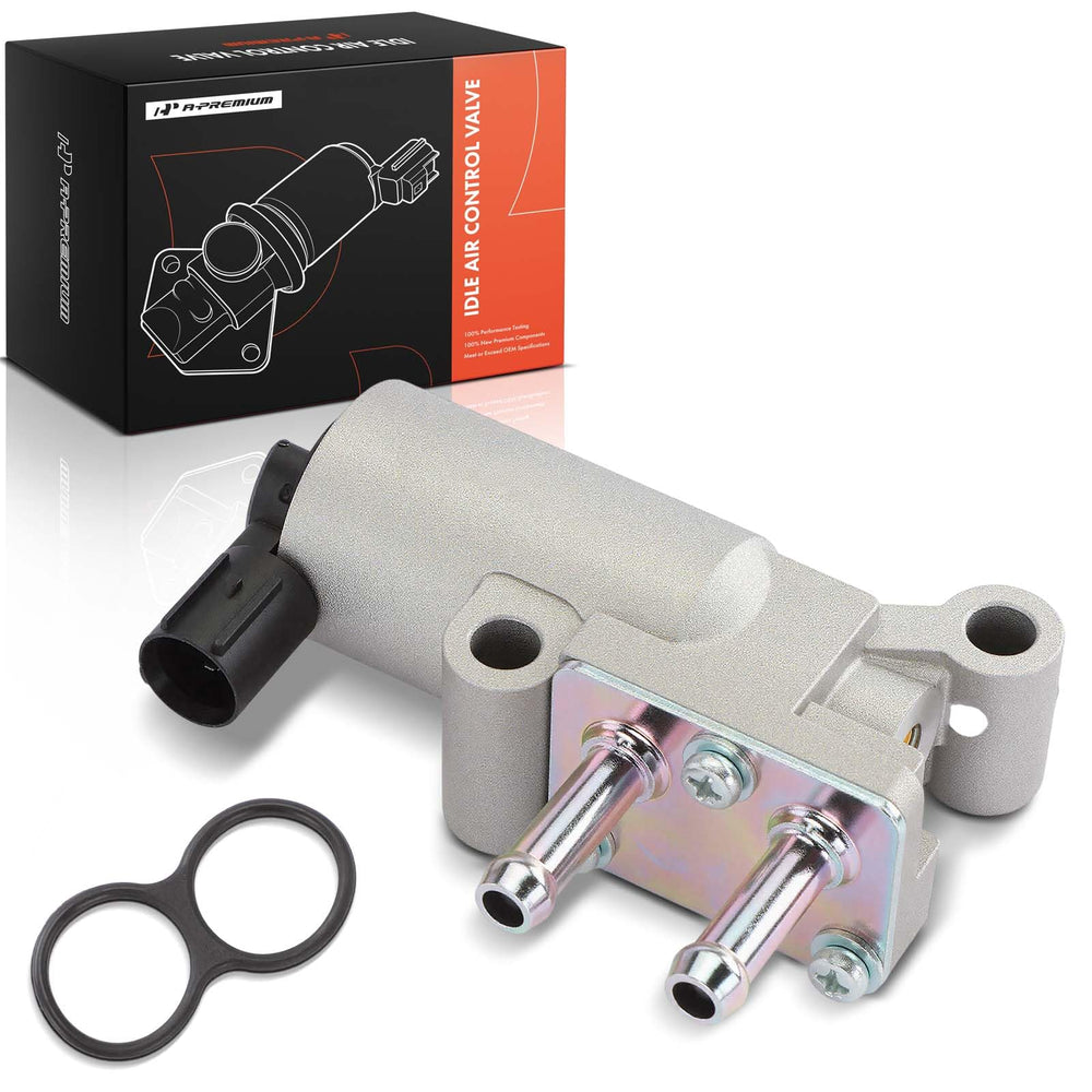 A-Premium front view of idle air control valve showing compact form and reliable fit
