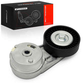 A-Premium front view assembly showing complete tensioner and pulley, reliable replacement
