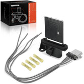 A-Premium front view of blower resistor showing direct-fit design and improved reliability